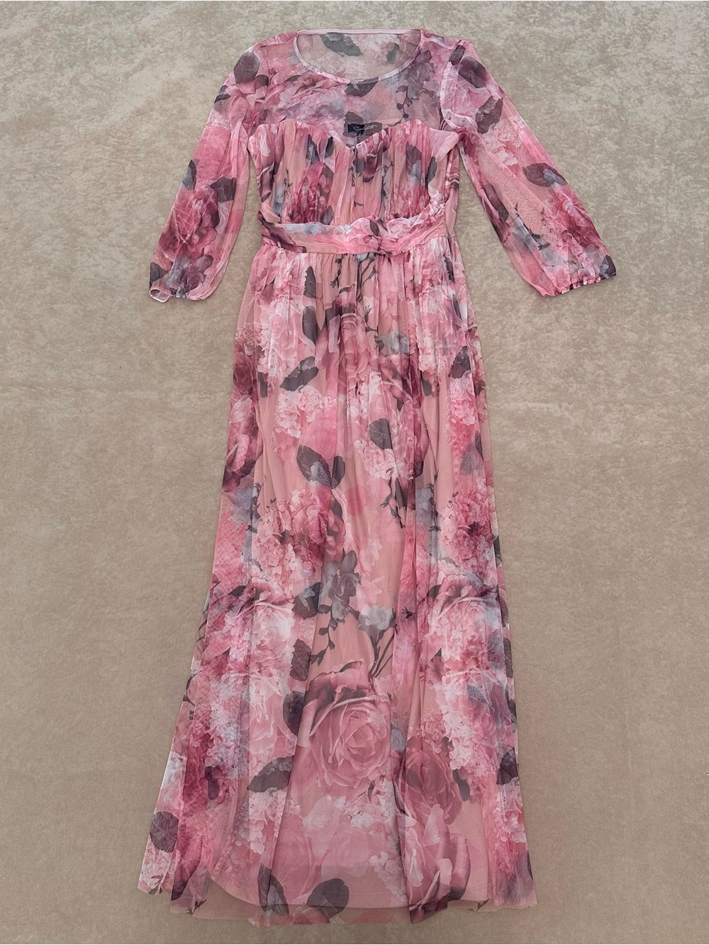 ✰  FLORAL SHEER DRESS ✰